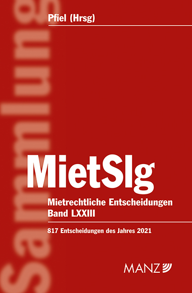 Mietrechtliche Entscheidungen MietSlg - 