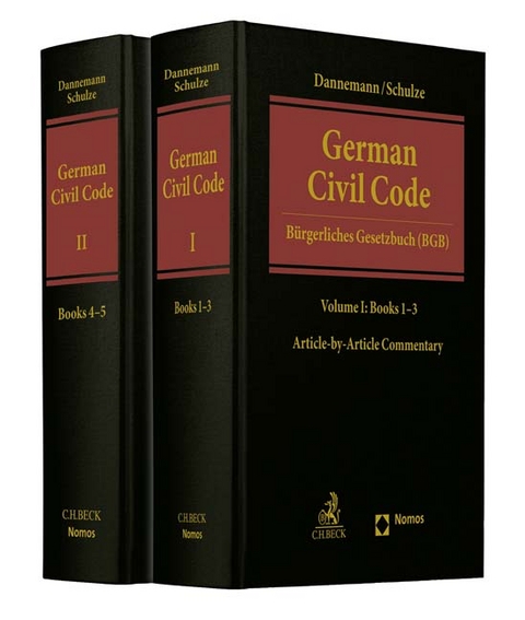 German Civil Code Volume I and II - 