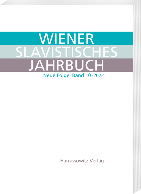 Wiener Slavistisches Jahrbuch. Neue Folge 10 · 2022 - 