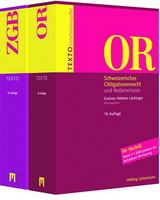 TEXTO Kombipaket ZGB, OR - Büchler, Andrea; Widmer Lüchinger, Corinne