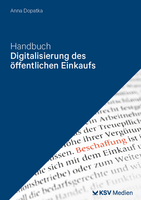 Handbuch Digitalisierung des öffentlichen Einkaufs - 