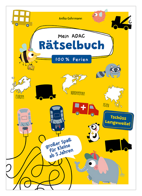 Mein ADAC Rätselbuch - 100% Ferien