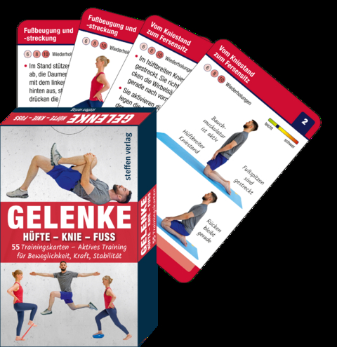 Trainingskarten Gelenke: Hüfte – Knie – Fuß - Ronald Thomschke