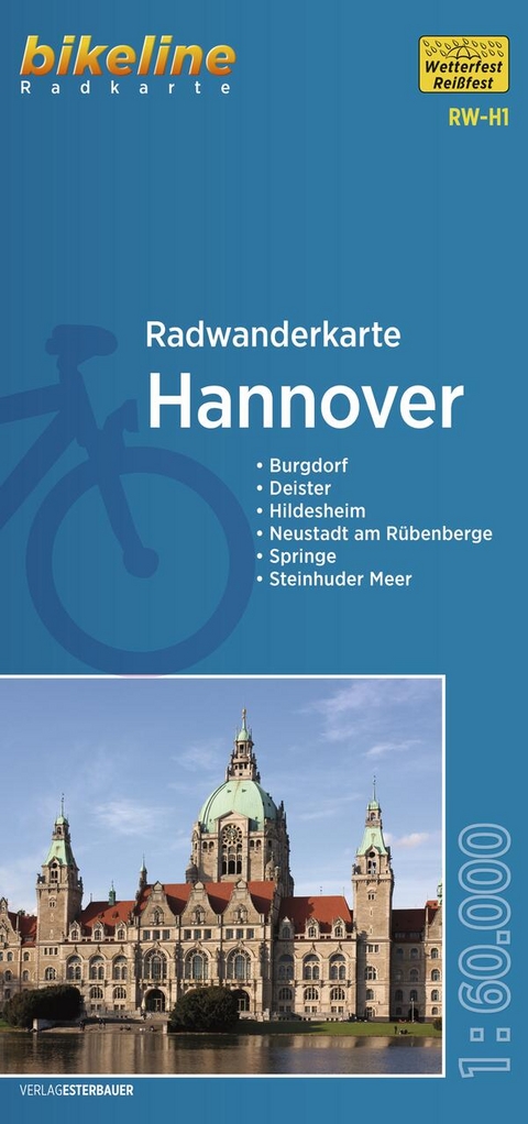 Radwanderkarte Hannover RW-H1 - 