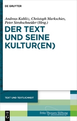 Der Text und seine Kultur(en) - 