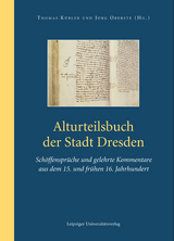 Alturteilsbuch der Stadt Dresden - 