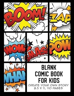 Blank Comic Book for Kids -  The Whodunit Creative Design