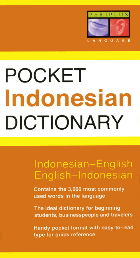 Pocket Indonesian Dictionary - Junaeni Goebel