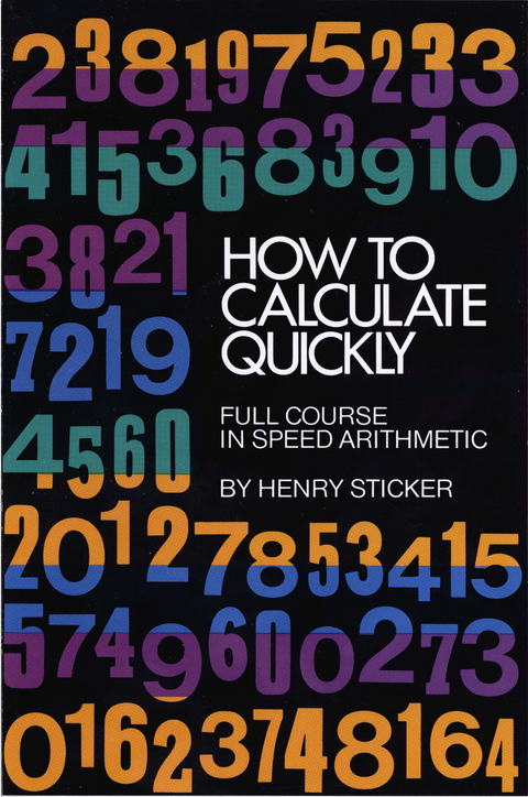 How to Calculate Quickly -  Henry Sticker