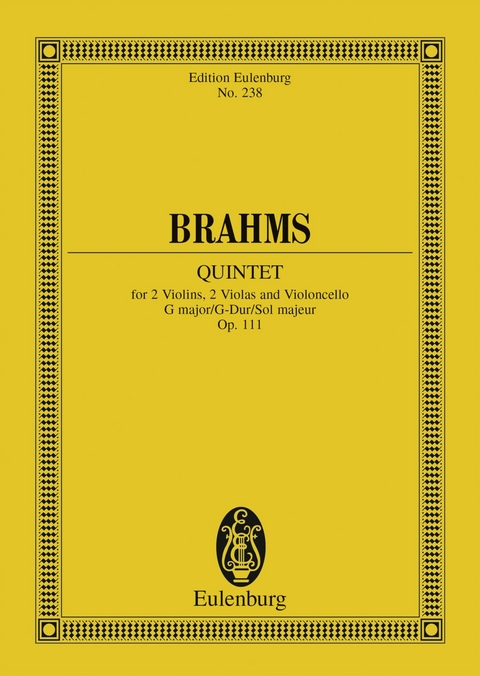 String Quintet G major - Johannes Brahms