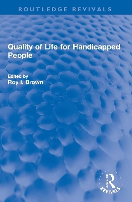 Quality of Life for Handicapped People - 