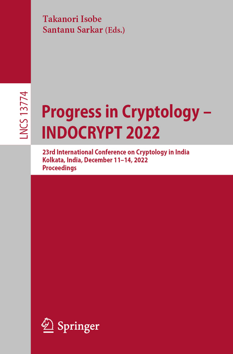 Progress in Cryptology – INDOCRYPT 2022 - 