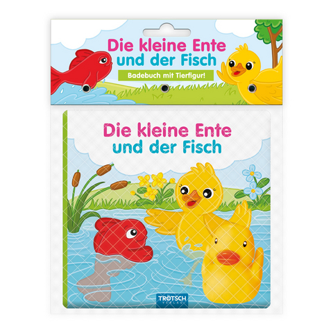 Trötsch Badebuch mit Tierfigur Die kleine Ente und der Fisch - 