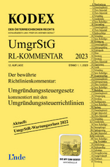 KODEX Umgründungssteuergesetz-Richtlinienkommentar 2023 - Günter Wellinger