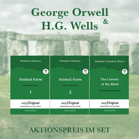 George Orwell & H.G. Wells (Bücher + Audio-Online) - Lesemethode von Ilya Frank - George Orwell, Herbert George Wells