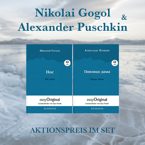 Nikolai Gogol & Alexander Puschkin (Bücher + Audio-Online) - Lesemethode von Ilya Frank - Nikolai Wassiljewitsch Gogol, Alexander Puschkin