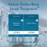 Anton Tschechow & Iwan Turgenew Softcover (Bücher + Audio-Online) - Lesemethode von Ilya Frank - Anton Pawlowitsch Tschechow, Iwan Turgenew