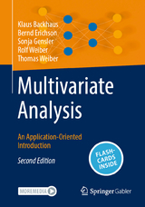 Multivariate Analysis - Backhaus, Klaus; Erichson, Bernd; Gensler, Sonja; Weiber, Rolf; Weiber, Thomas