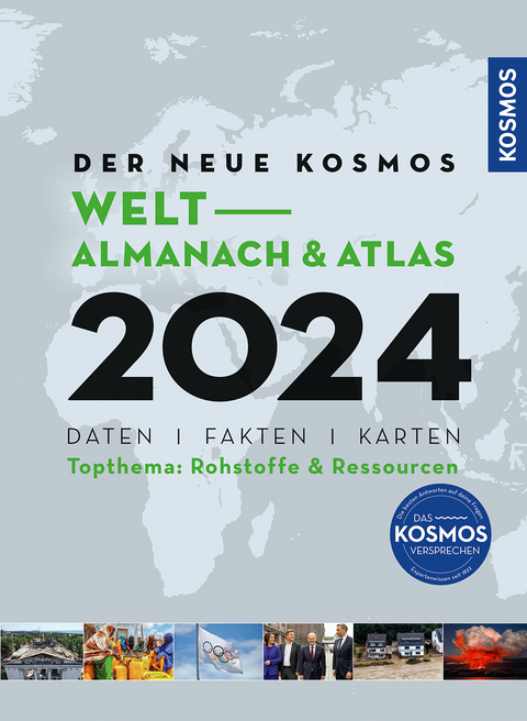 Der neue Kosmos Welt-Almanach & Atlas 2024 - Henning Aubel, Renate Ell, Engler Philip