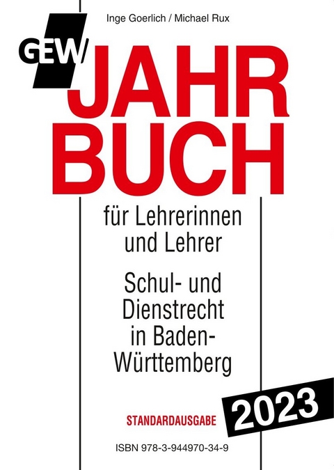 Jahrbuch für Lehrerinnen und Lehrer - Inge Goerlich, Michael Rux