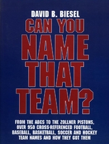 Can You Name that Team? -  David B. Biesel