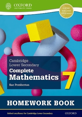 Cambridge Lower Secondary Complete Mathematics 7: Homework Book - Pack of 15 (Second Edition) - Sue Pemberton