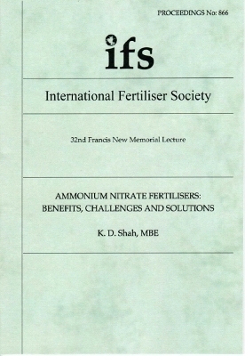 Ammonium Nitrate Fertilisers: Benefits, Challenges and Solutions - Kish Shah