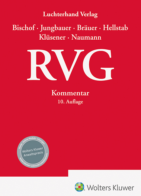 RVG Kommentar - Helmut Bischof, Sabine Jungbauer, Antje Bräuer, Heinrich Hellstab, Werner Klüsener, Rolf Naumann