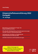 Körperschaftsteuererklärung 2022 Kompakt - Uwe Perbey