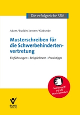 Musterschreiben für die Schwerbehindertenvertretung - Alfons Adam, Bernward Budde, Christiane Jansen, Rolf Klabunde