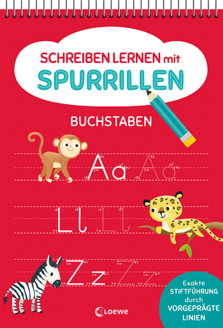 Schreiben lernen mit Spurrillen - Buchstaben - 