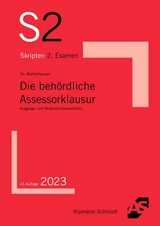 Die behördliche Assessorklausur - Thomas Müller, Frank Hansen