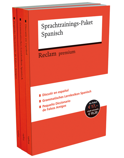 Sprachtrainings-Paket Spanisch. 3 Bände eingeschweißt