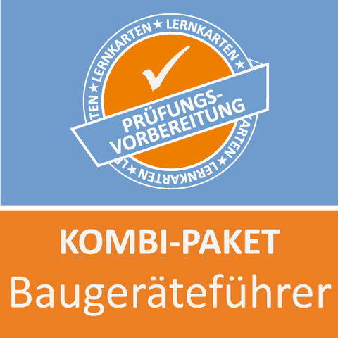 Kombi-Paket Baugeräteführer Lernkarten - Jennifer Christiansen, M. Rung-Kraus