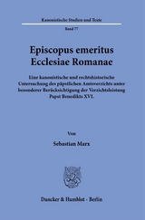 Episcopus emeritus Ecclesiae Romanae. - Sebastian Marx