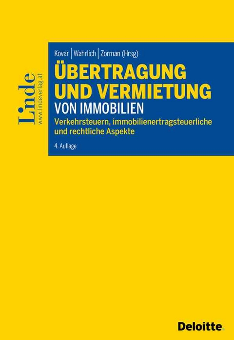 Übertragung und Vermietung von Immobilien - Christian Bürgler, Elisabeth Hoffberger, Herbert Kovar, Sabine Mairhuber, Friedrich Möstl, Elisabeth Pamperl, Johanna Kloner, Andreas Schwaighofer, Christina Stifter, Anna Trummer, Philip Vondrak, Ronald Wahrlich, Klaus Wiedermann, Christian Wilplinger, Florian Woditschka, Barbara Zorman