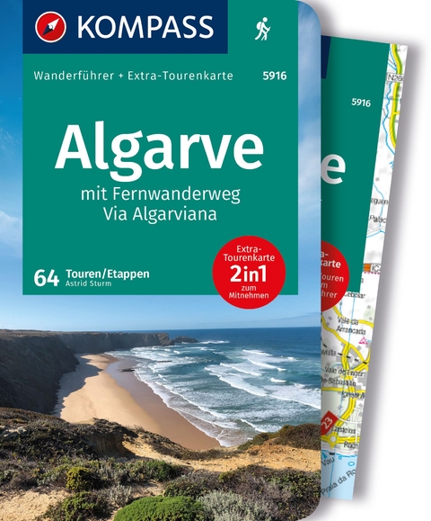 Algarve mit Fernwanderweg Via Algarviana, 64 Touren / Etappen - Astrid Sturm