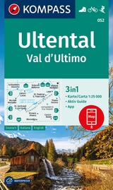 KOMPASS Wanderkarte 052 Ultental / Val d'Ultimo 1:25.000 - 