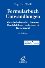 Formularbuch Umwandlungen - 