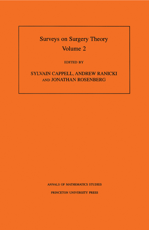 Surveys on Surgery Theory, Volume 2 - 