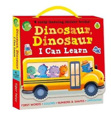 Dinosaur, Dinosaur I Can Learn 4-Book Boxed Set with Stickers - Villetta Craven