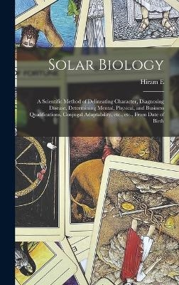 Solar Biology - Hiram E 1841-1916 Butler