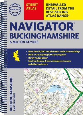 Philip's Navigator Street Atlas Buckinghamshire and Milton Keynes -  Philip's Maps