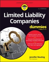 Limited Liability Companies For Dummies - Reuting, Jennifer