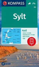 Sylt mit Ortsplänen 1:40.000