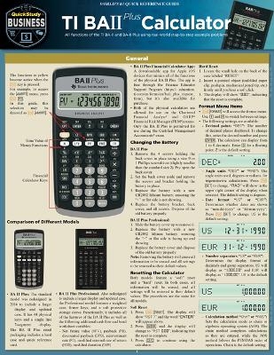 Ti BA II Plus Calculator - Inc. BarCharts