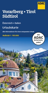 ADAC Urlaubskarte Österreich 06 Vorarlberg, Tirol, Südtirol 1:150.000 - 