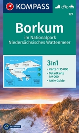 Borkum im Nationalpark Niedersächsisches Wattenmeer 1:15.000 - 