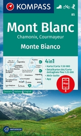 Mont Blanc / Monte Bianco 1:50.000