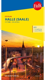 Falk Cityplan Halle (Saale) 1:17.500 - 